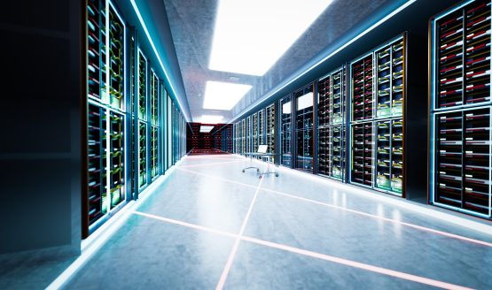 Computer network server room or data center